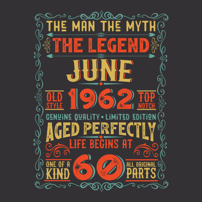 The Man The Myth The Legend 60 Birthday 1962 Blue Vintage Hoodie by motlhbav | Artistshot