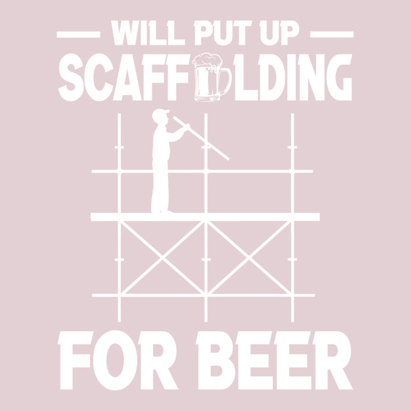 Scaffolding Beer Scaffold Builder Girl Ladies Fitted T-Shirt by valkdiartel | Artistshot