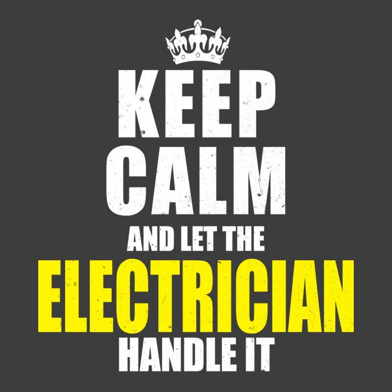 Keep Calm Let The Electrician Handle It Quote Men's Polo Shirt | Artistshot