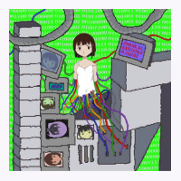 Serial Experiments Lain Hooked On The Wired Trendi Tank Top | Artistshot