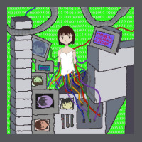 Serial Experiments Lain Hooked On The Wired Trendi Ladies Fitted T-shirt | Artistshot