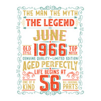 The Man The Myth The Legend 56 Birthday 1966 Red V-neck Tee | Artistshot