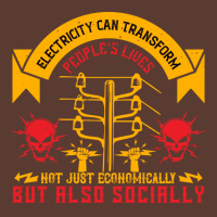 Electricity Can Transfrom Peoples Lives Not Just E Adjustable Cap | Artistshot