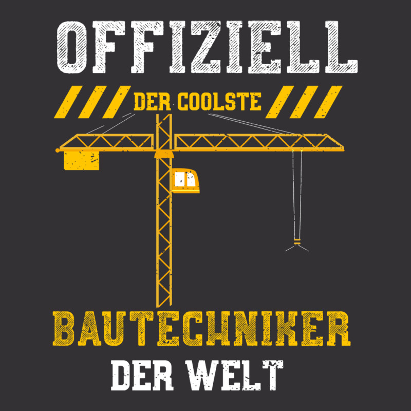 Offiziell Der Coolste Bautechniker Der Welt Funny Vintage Hoodie | Artistshot