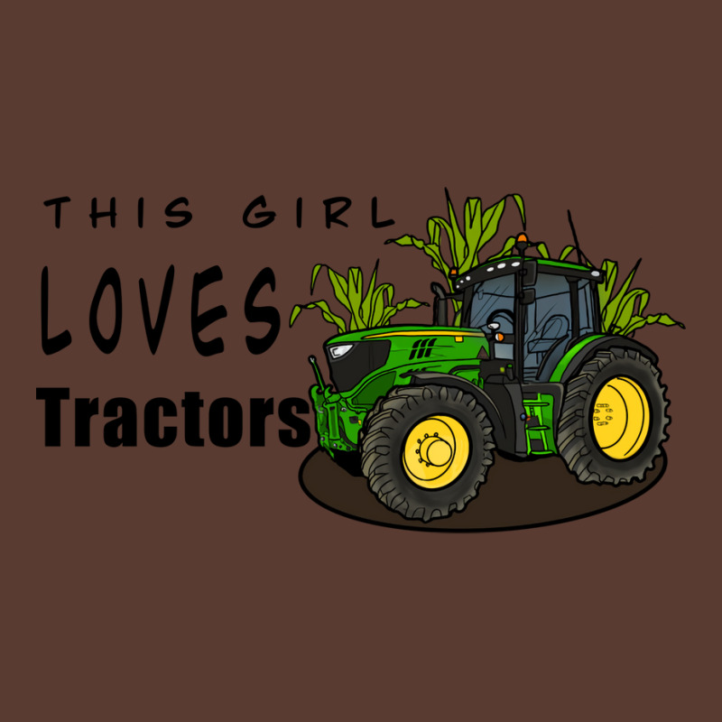 This Girl Loves Tractors Cool Adjustable Cap by karmahclunien | Artistshot