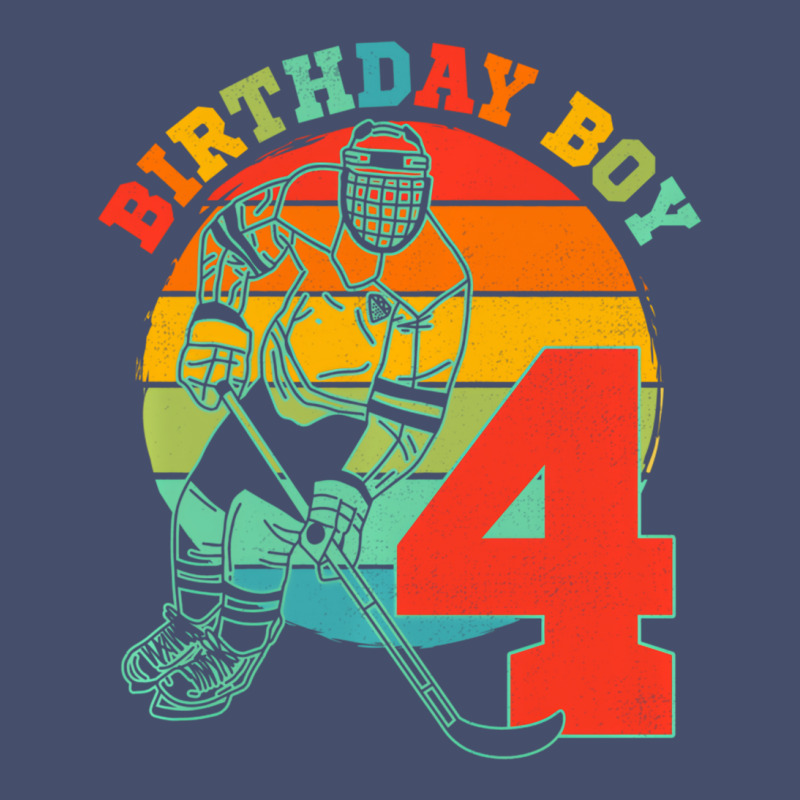 Kids 4 Year Old Ice Hockey Retro Birthday Party 4t Vintage Short by karmaian | Artistshot