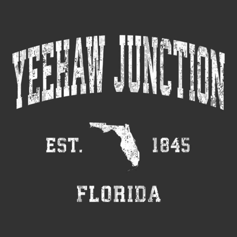 Yeehaw Junction Florida Fl Vintage Athletic Sports Vintage Hoodie by holubarpro | Artistshot