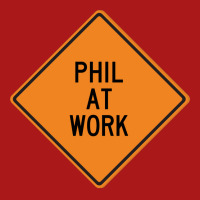 Phil At Work Funny Warning Sign Girl Adjustable Cap | Artistshot