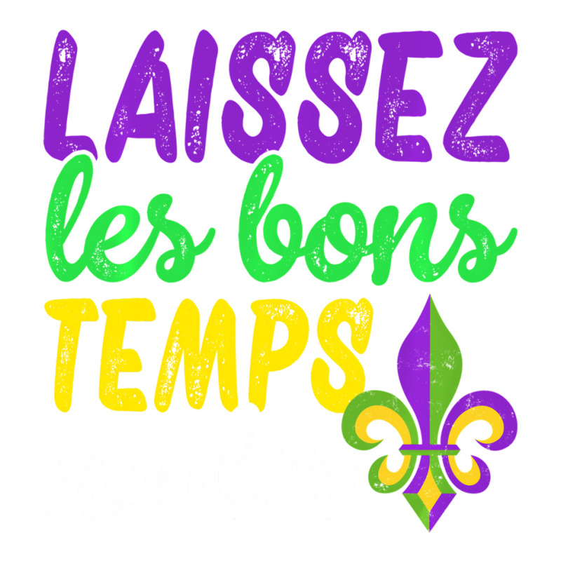 Laissez Les Bons Temps Rouler Funny Mardi Gras Par V-neck Tee | Artistshot