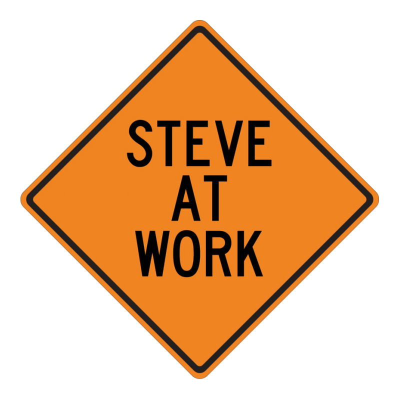 Steve At Work Funny Warning Sign Girl Crop Top by firakusvatikk | Artistshot