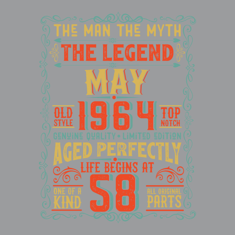 The Man The Myth The Legend 58 Birthday 1964 Green Classic T-shirt by nsikekhizom | Artistshot