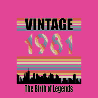 Vintage 1981the Birth Of Legends Tumblr T-shirt | Artistshot