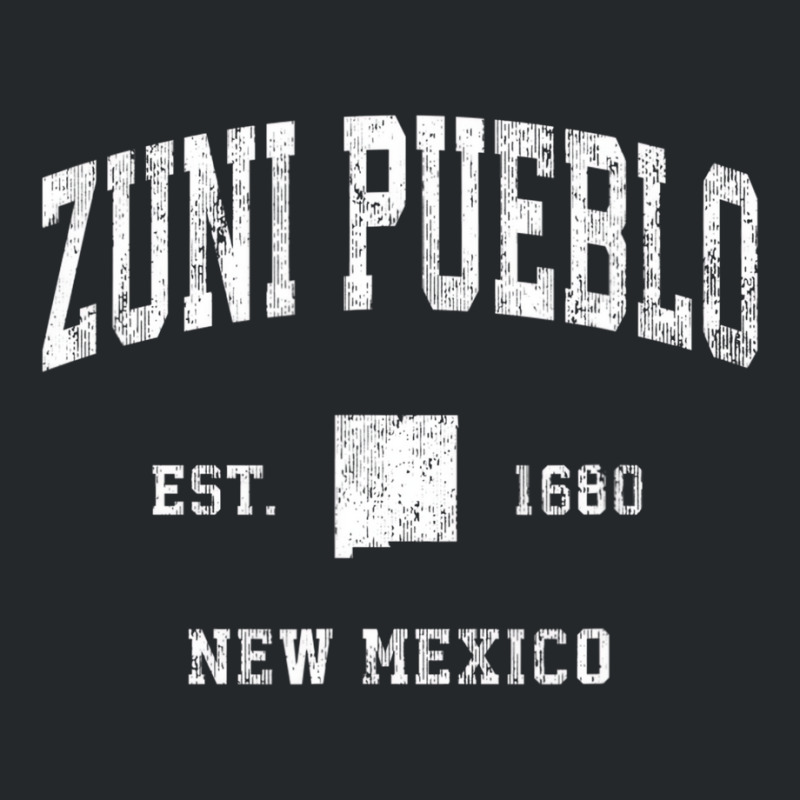 Zuni Pueblo New Mexico Nm Vintage Athletic Sports Crewneck Sweatshirt by holubarpro | Artistshot