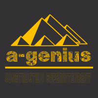 Construction Superintendent A Genius Cool Design M Vintage Hoodie | Artistshot