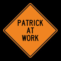 Patrick At Work Funny Warning Sign Girl Cropped Sweater | Artistshot