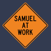 Samuel At Work Funny Warning Sign Cute V-neck Tee | Artistshot