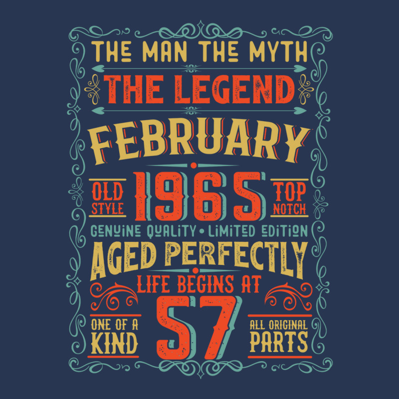 The Man The Myth The Legend 57 Birthday 1965 Cute Men Denim Jacket by kosicnarwarw | Artistshot