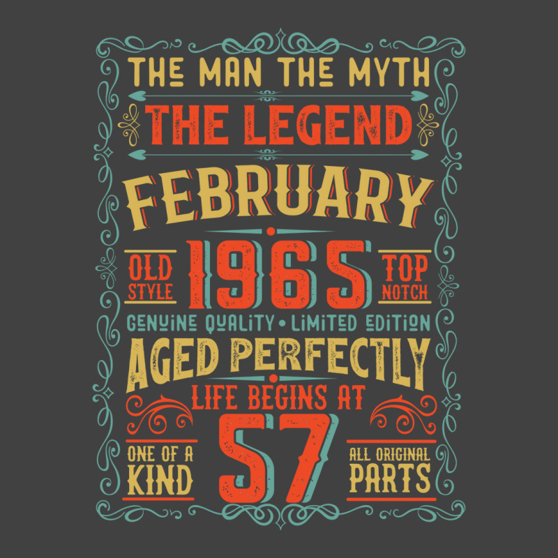 The Man The Myth The Legend 57 Birthday 1965 Cute Vintage T-Shirt by kosicnarwarw | Artistshot