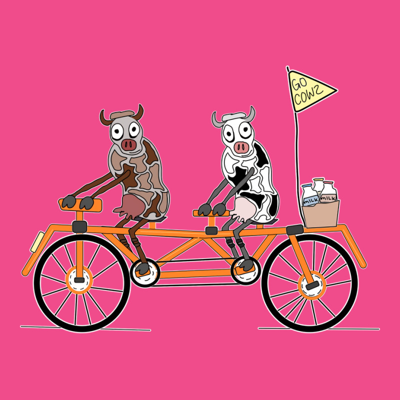 Cows On A Tandem Bike Travel Crewneck Sweatshirt | Artistshot