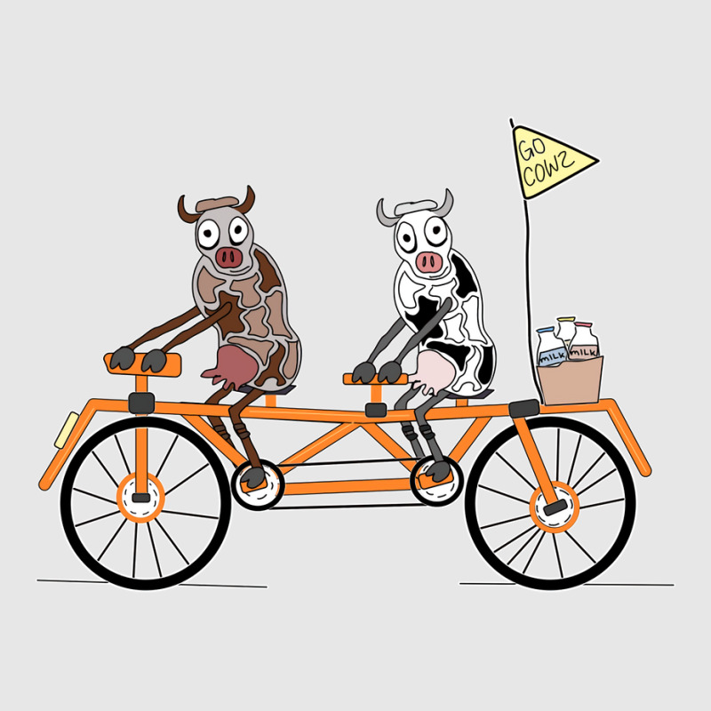 Cows On A Tandem Bike Travel Hoodie & Jogger Set | Artistshot