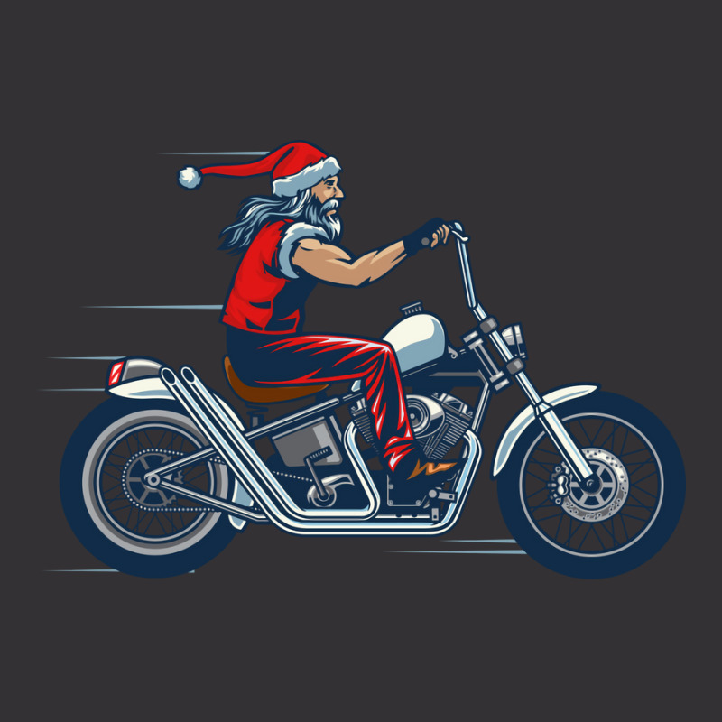 Santa Claus Biker Gift Vintage Hoodie | Artistshot