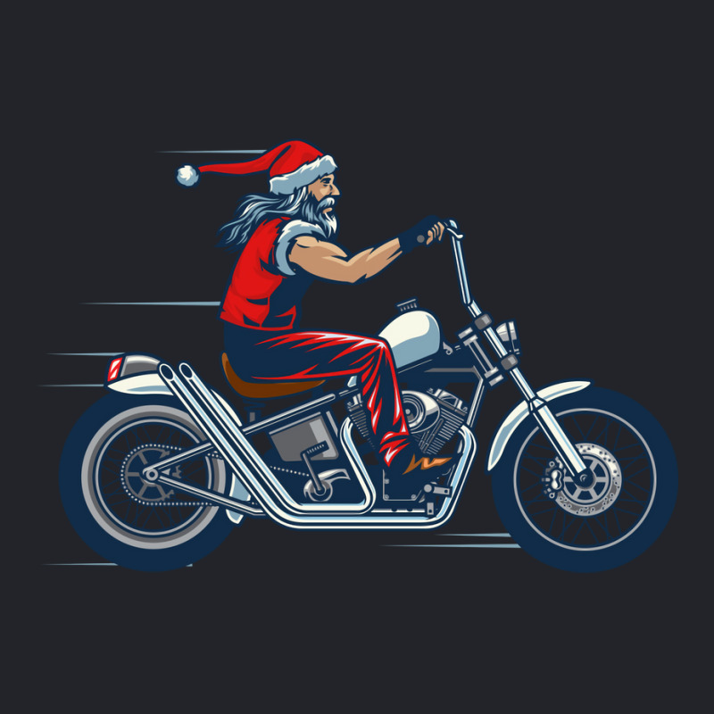 Santa Claus Biker Gift Lightweight Hoodie | Artistshot