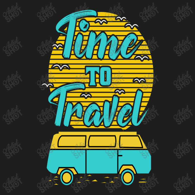 Time To Travel Summer Beach Classic T-shirt by chris299 | Artistshot