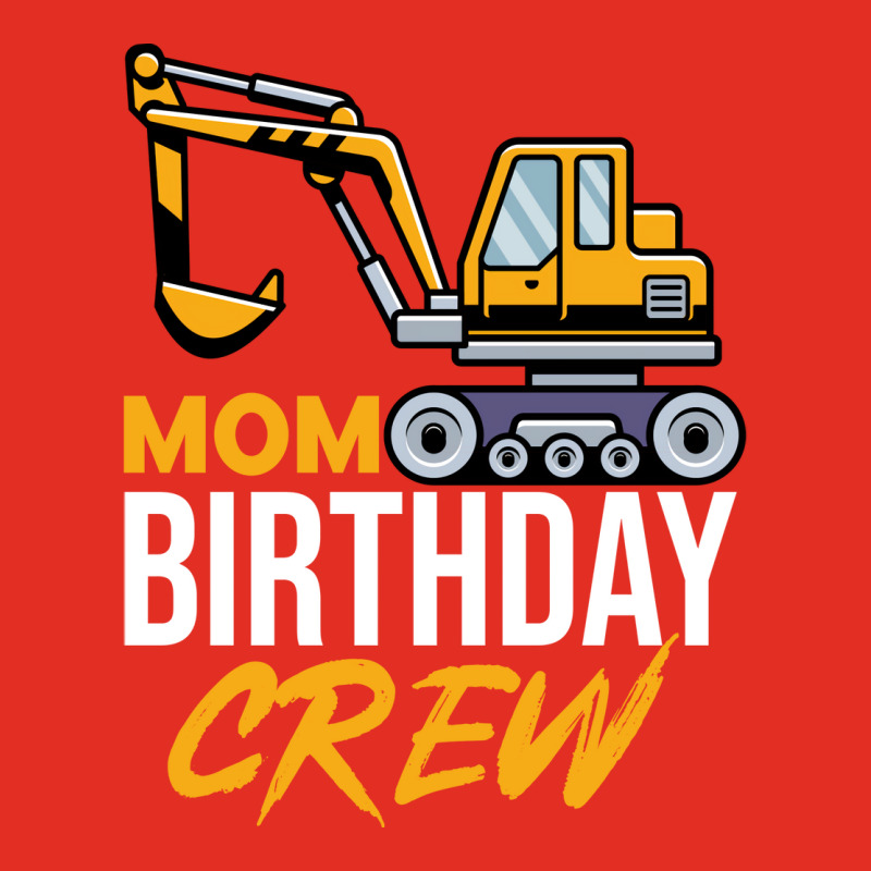 Mom Birthday Crew Construction Birthday Party Gree Graphic T-shirt by pawnrakhlefb | Artistshot