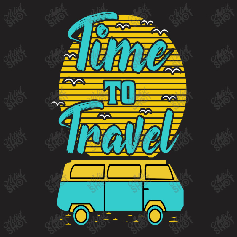 Time To Travel Summer Beach T-Shirt by chris299 | Artistshot