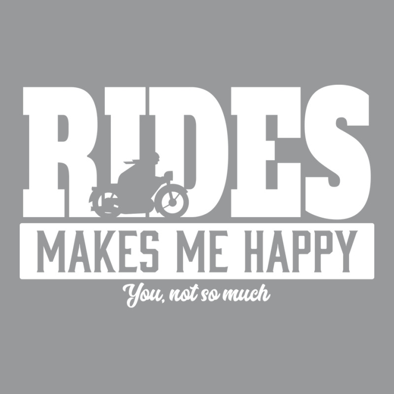 Rides Makes Me Happy Funny Unisex Hoodie | Artistshot