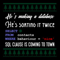 Funny Sql Programmer Database Christmas Admin Dba Unisex Jogger | Artistshot