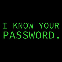 I Know Your Password Computer Hacker It Administra Cropped Sweater | Artistshot