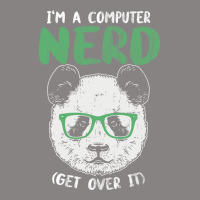 I Am A Computer Nerd Get Over It Panda With Glasse Adjustable Cap | Artistshot