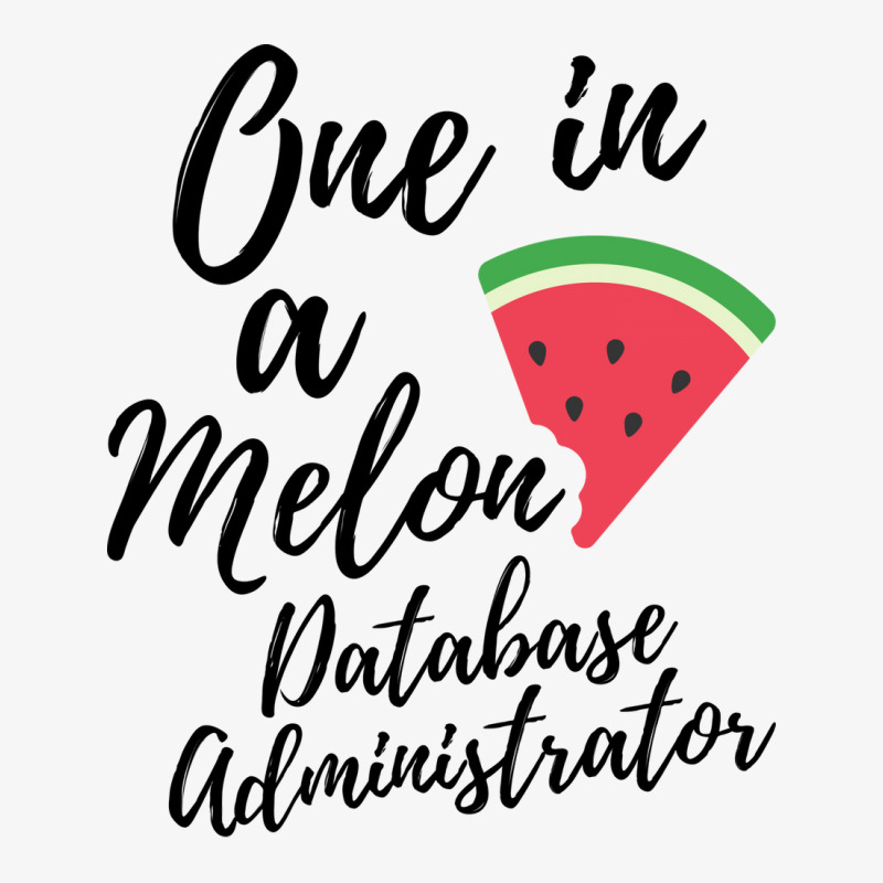 Database Administrator Gifts One In A Melon Databa Ladies Fitted T-Shirt by mnoodincicr | Artistshot