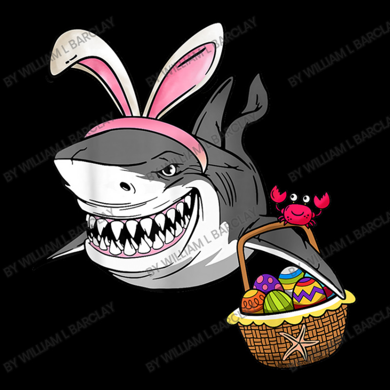 Cool Easter Shark Easter Basket Bunny Ears Happy E Maternity Scoop Neck T-shirt by William L Barclay | Artistshot