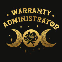 Warranty Administrator Boho Moon Wild Rose Golden Scorecard Crop Tee | Artistshot