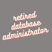 Retired Database Administrator Red Adjustable Cap | Artistshot