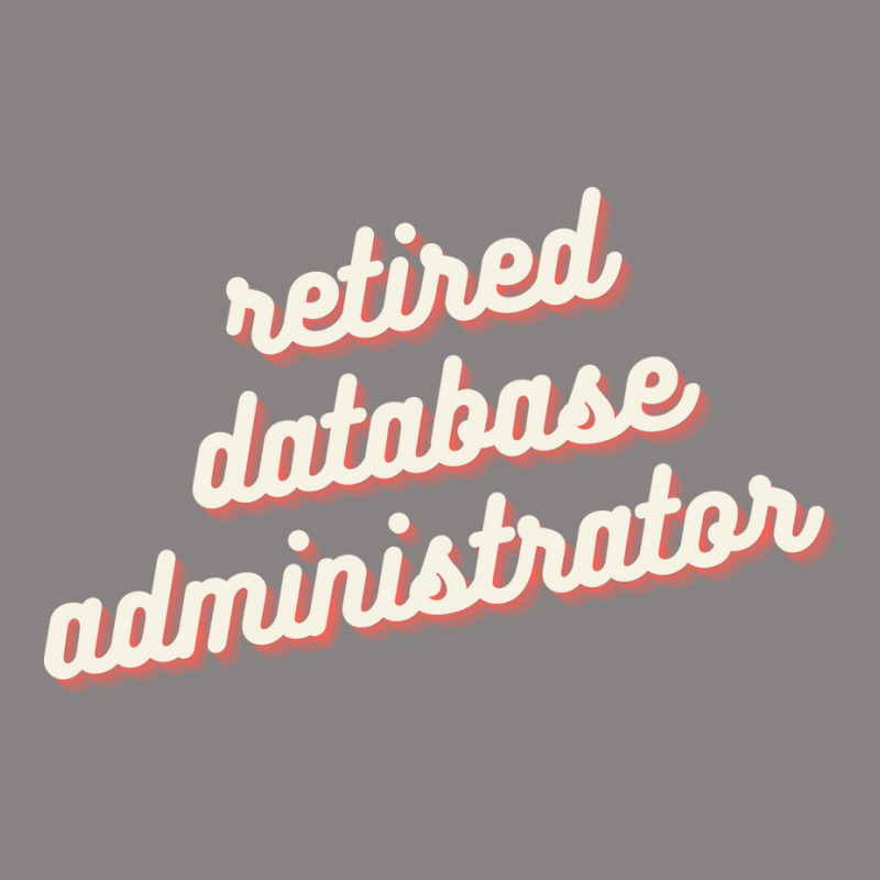 Retired Database Administrator Red Adjustable Cap by isqramsvilarz | Artistshot