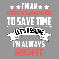 Im An Office Manager To Save Time Lets Assume Im A Women's V-neck T-shirt | Artistshot