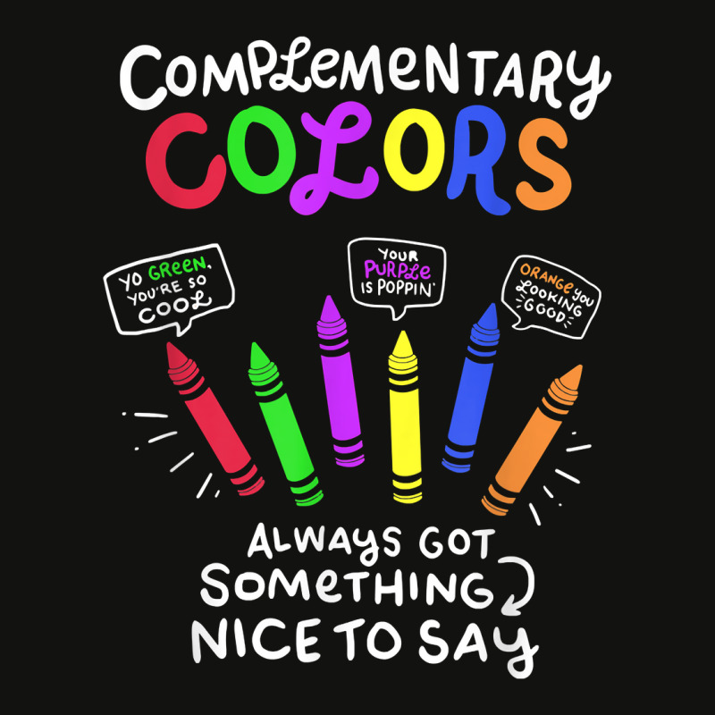 Funny Art T Shirt Complimentary Colors For Art Teachers T Shirt Scorecard Crop Tee by men.adam | Artistshot