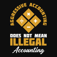 Aggressive Accounting Does Not Mean Red Crop Top | Artistshot