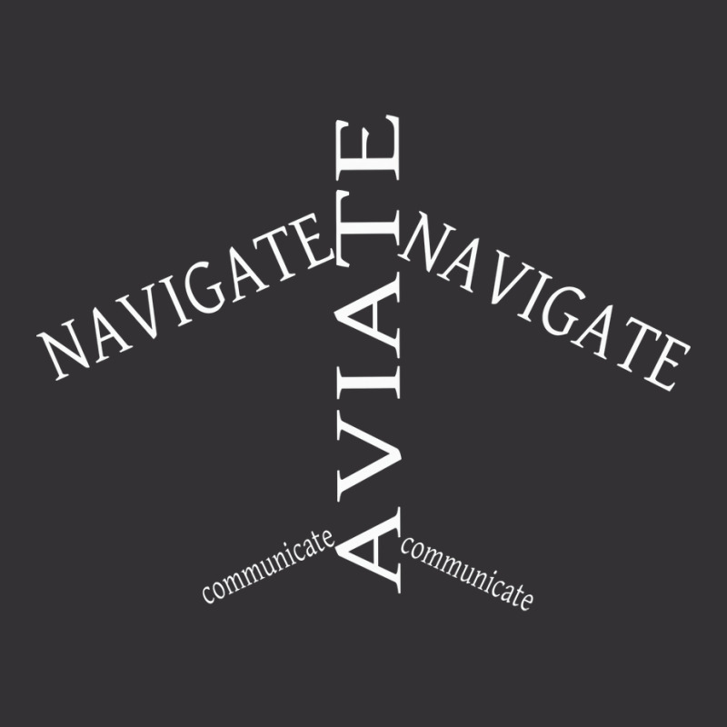 Aviate Navigate Communicate Black Ed Aesthetic Vintage Hoodie by viquijoffre4 | Artistshot