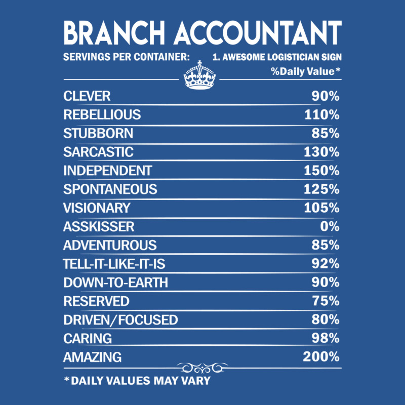 Branch Accountant T  Branch Accountant Factors Dai T-shirt | Artistshot