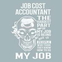 Job Cost Accountant T  The Hardest Part Gift Item Unisex Sherpa-lined Denim Jacket | Artistshot