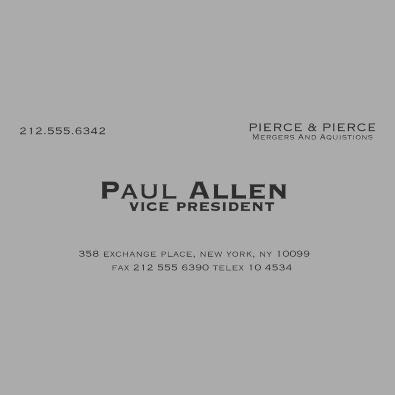 Paul Allen Business Card T-Shirt by aguadoseagerk | Artistshot