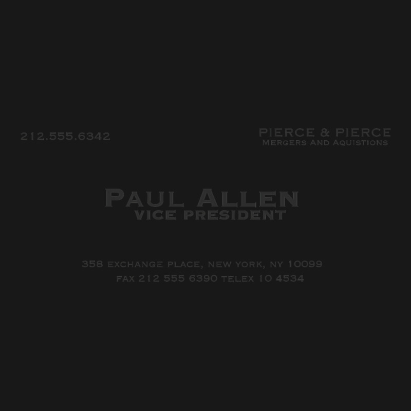 Paul Allen Business Card Flannel Shirt by aguadoseagerk | Artistshot