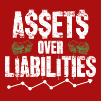 Assets Over Liabilities Accountant Red Printed Hat | Artistshot