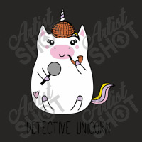 Detective Unicorn Ladies Fitted T-shirt | Artistshot