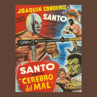 Santo Contra Cerebro Del Mal T-shirt | Artistshot