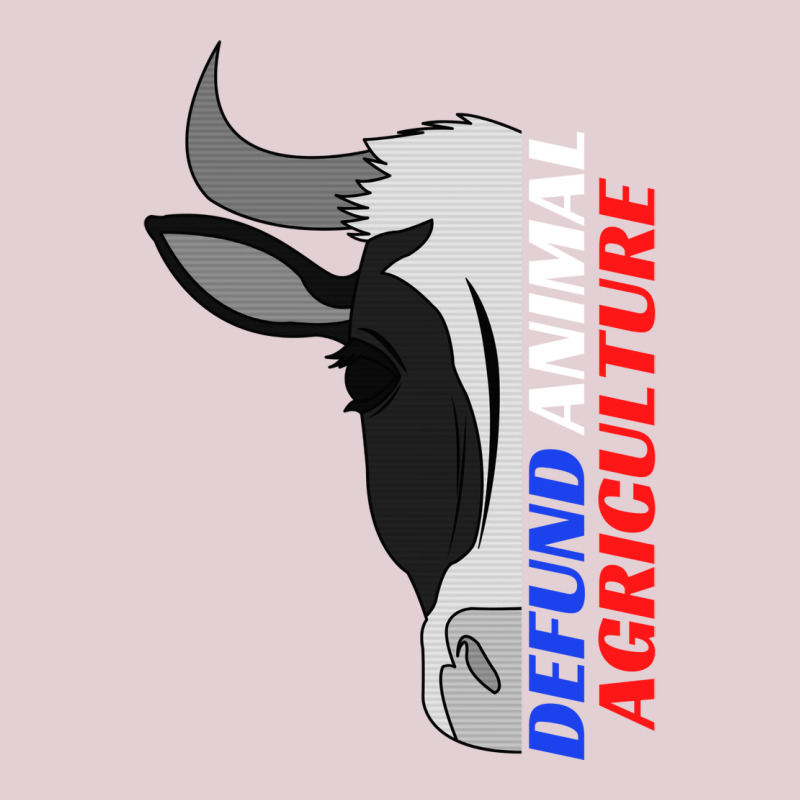 Defund Animal Agriculture Go Vegan Humor Ladies Fitted T-Shirt by rabissonjib1 | Artistshot